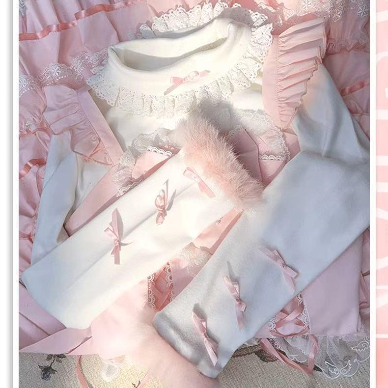 Autumn/Winter Lolita Long Sleeve Warm Top: Soft, Skin-Friendly, Versatile Bestseller