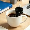 Yousheng Boat Motor Coffee Stirrer, Manual Wind-up Outboard Engine Drink Mixer, Mini Stainless Steel Marine Motor Stirrer for Coffee Milk Tea