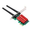 PCIE WiFi Pro Adapter 600 Mbps Ultra Low Latency 5G 2.4G Dual Band PCIE Wireless Adapter for Desktop PCs