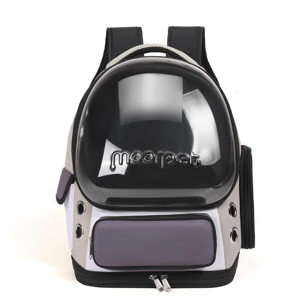 Large Capacity Transparent Pet Backpack - Breathable Space Capsule Design for Cats