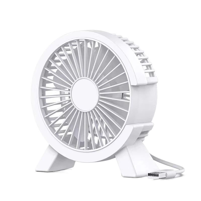 Ultra-Quiet Portable Mini Fan with Long Battery Life for Dorms and Desktops