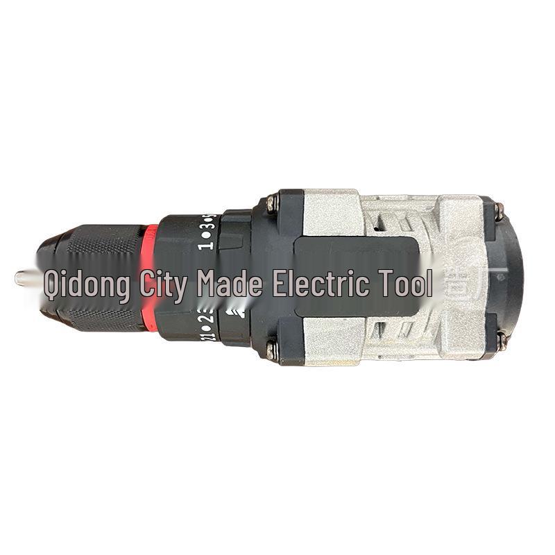 Gray Brushless Lithium Battery Impact Drill & Electric Screwdriver for Home Repair