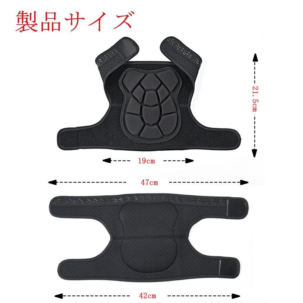 OTraki Knieklettband 1cm Gepolsterte Kniebandage für den Bauernhof Einfach anzuziehen Weiche Knie Kniebandage für Berg Set für beide Knie Polster, Verschluss, Dick, Arbeit,