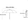 Cute Cartoon Cat Clear Umbrella Automatic Folding Parasol Transparent Sun Rain Umbrellas for Kids Students Women