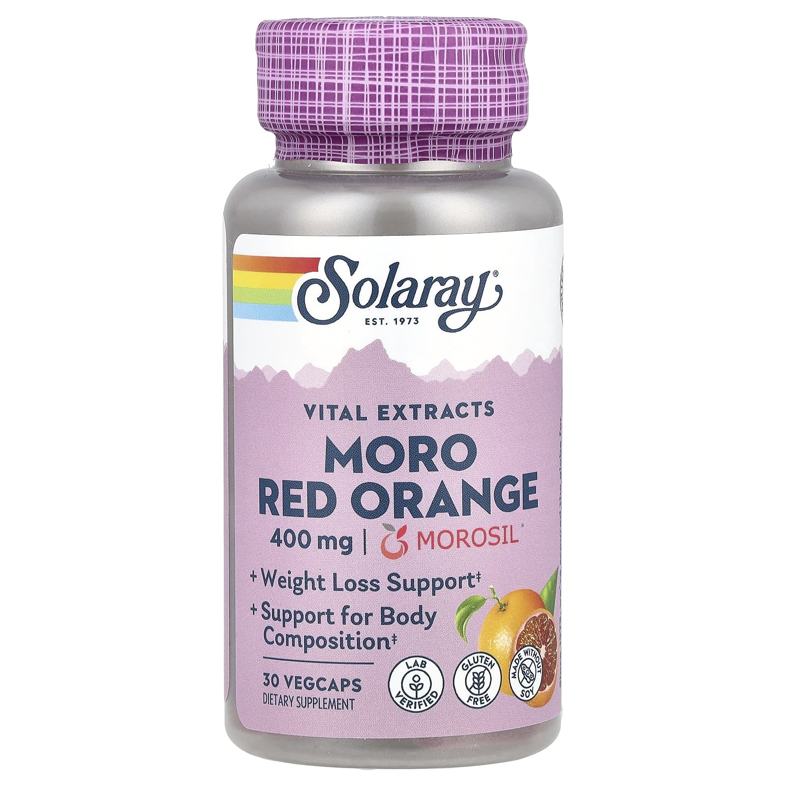

Vital Extract, Moro Red Orange, 400Mg, 30 Veggie Caps