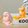 Resin Cartoon Phone Holder - Creative Small Ornament Figure