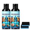 2Pcs Resin Polishing Kit, Epoxy Resin Polish, High Gloss Finish Kit, Suitable for Repairing Scratches On Furniture, Home DIY Projects, and Jewelry,