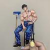 Anime Jujutsu Kaisen Acryl-Ständer Ryomen Sukuna Geto Suguru Satoru Gojo Fushiguro Toji Schild Desktop-Dekoration Kindergeschenk