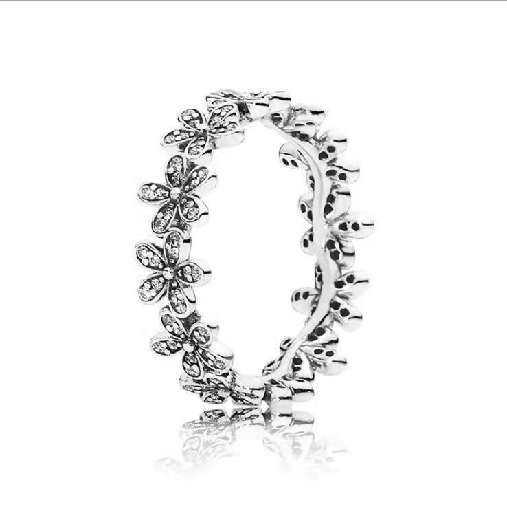Anillo en forma de V 2026 Love Plata S925 Anillo de Concha, Flor de Cinco Pétalos con Diamantes, Anillo de Estrella de Epoxi.