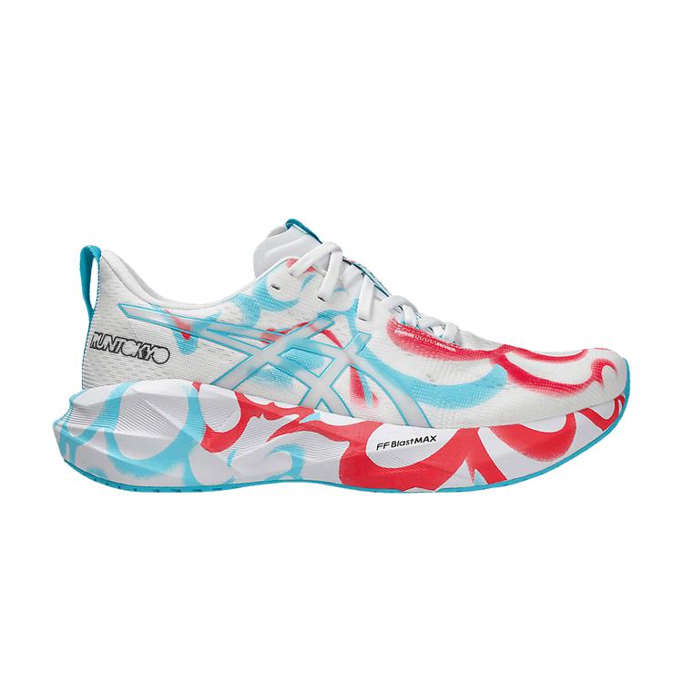 

ASICS Novablast 5 Tokyo Marathon Men Sneakers White Aquarium 1011C110-100 44.5