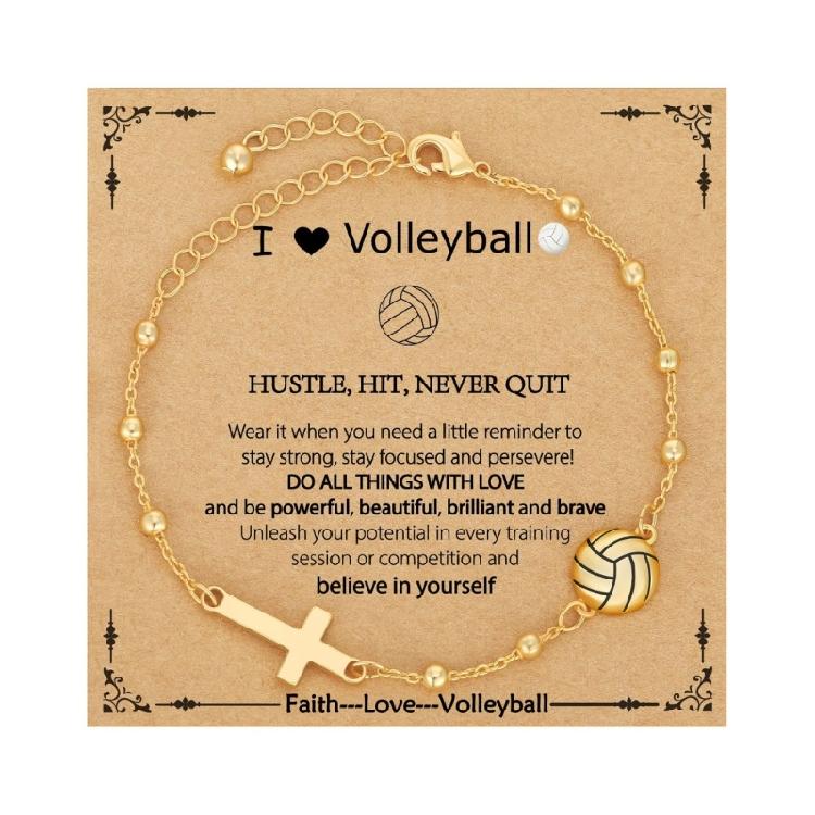 

Lightweight Ball Crucifix Bracelet Adjustable Chain Wrist Bangle Jewelry Gift Alloy Wristband for Casual and Formal Wear