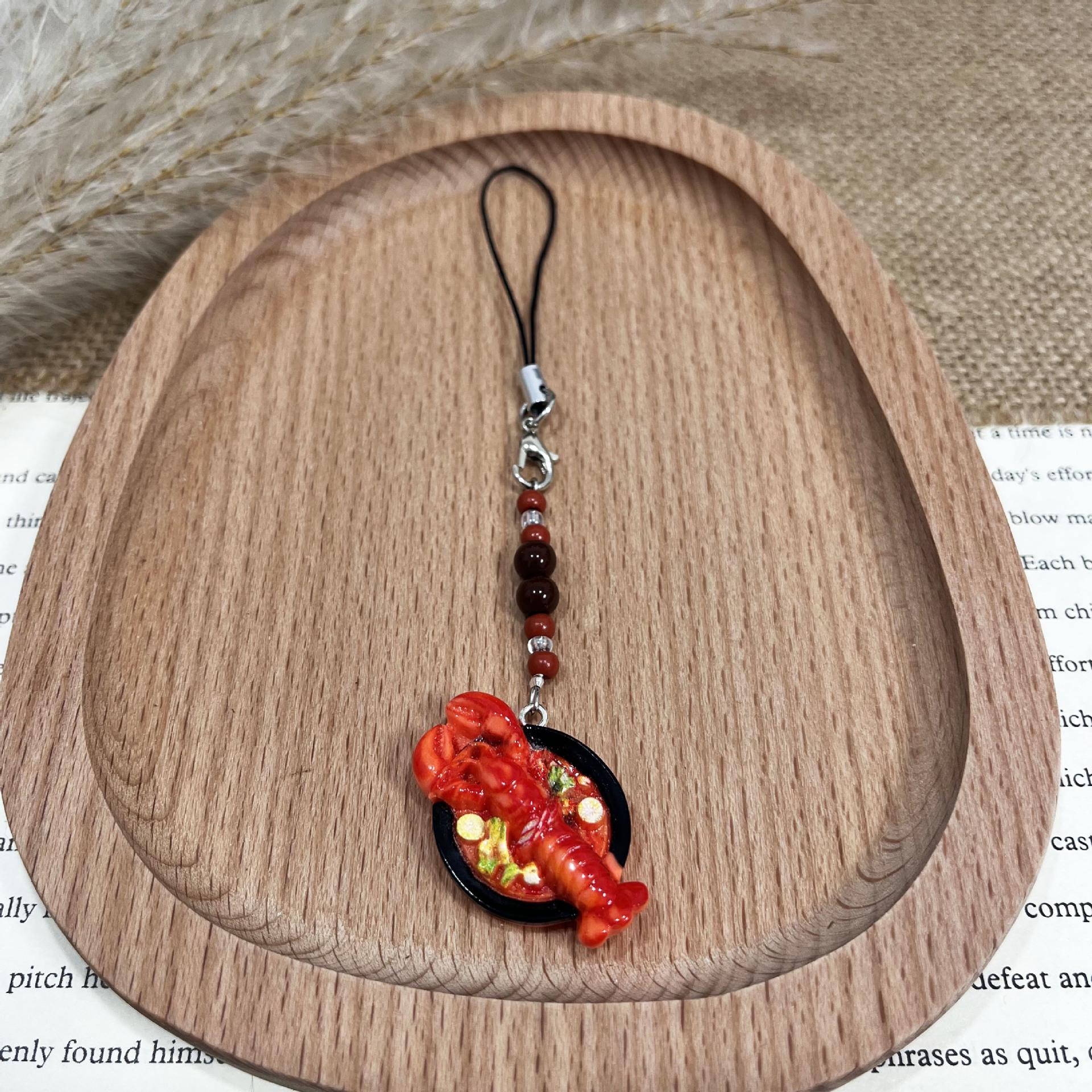 I Love Frying Pan Food Toy Keychain & Pendant Lanyard