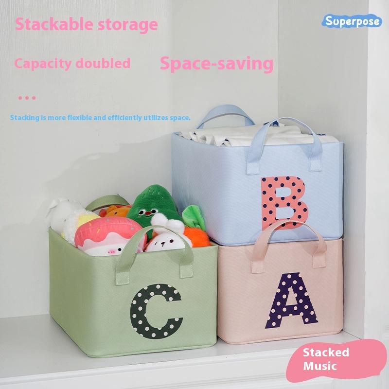 Home Clothes Storage Basket Bedroom Toy Storage Box Dormitory Storage Organizer Foldable Socks with Large Capacity