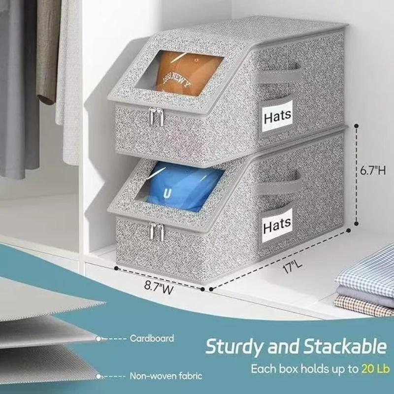 Hat Storage Box Zipper Box Hat Dustproof Storage Box