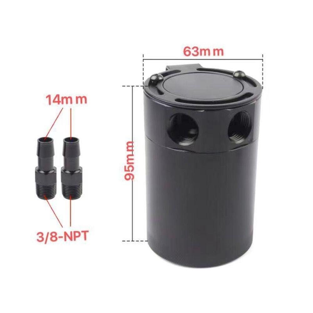 Aluminum Reservoir Oil Catch Can Baffled Aluminum Oil Separator Reservoir Tank Oil Catch Tank Kit