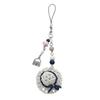 Fashionable Pearls Hat Keychain Lovely Beaded Charm for Women Aesthetic Bag and Purse Accessories Daily Casual Use