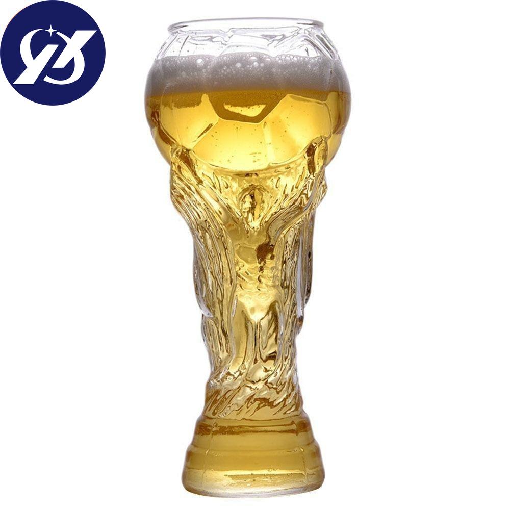 Gift Craft Souvenir 2022 Beer Mug Glass Cup Football Model Drink Bottle