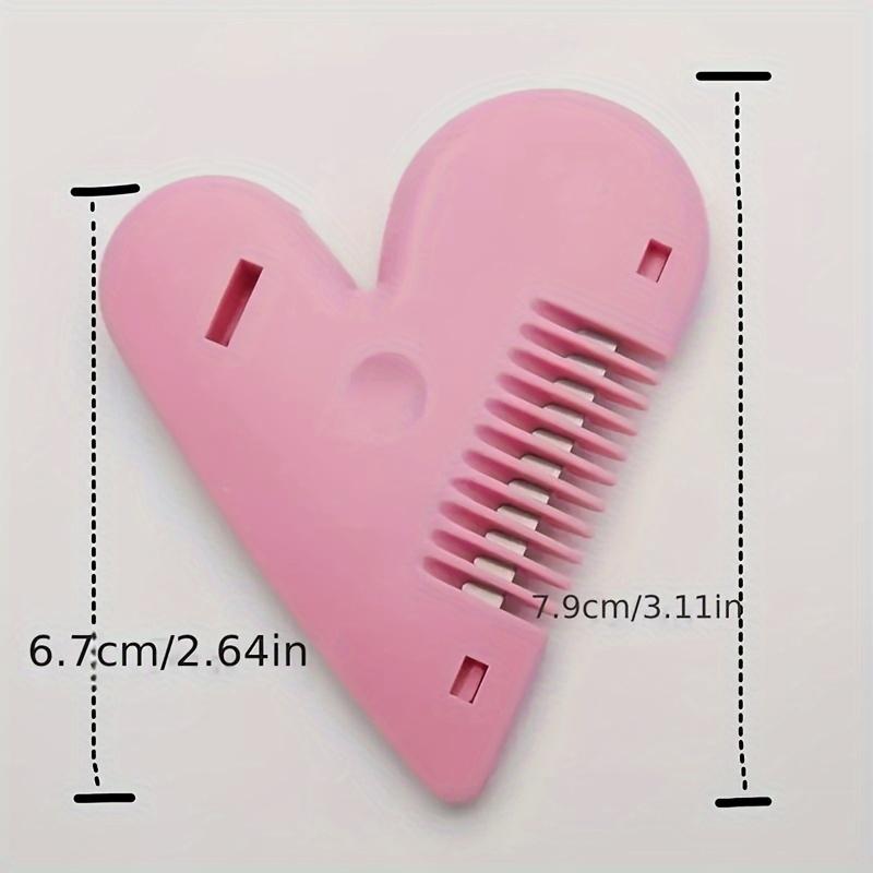 1pc Pink Pubic Hair Cutter For Women Prepared, Portable Private Privacy Shaping Tool For Women, Comb Knife Designed For Women