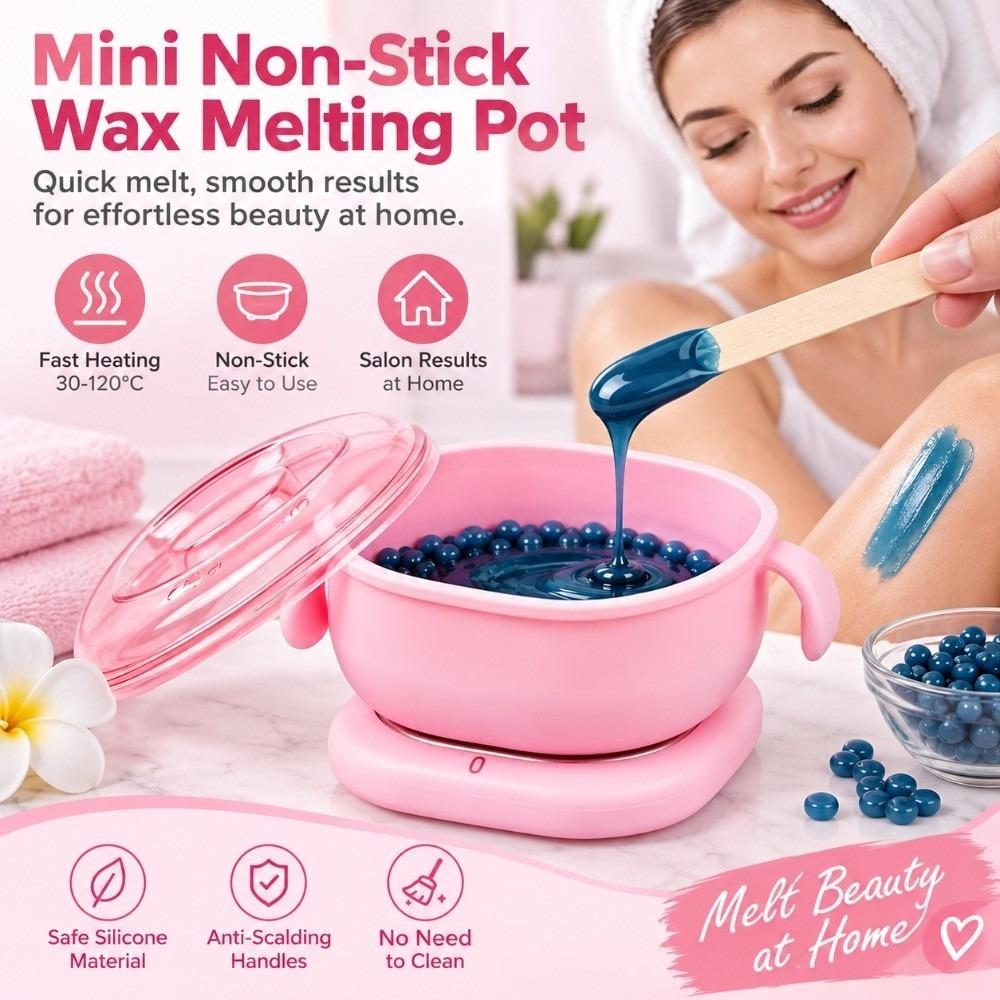 Adjustable Heating Control Wax Bean Melter Quick Even Wax Melting Paraffin Wax Therapy Heater Home