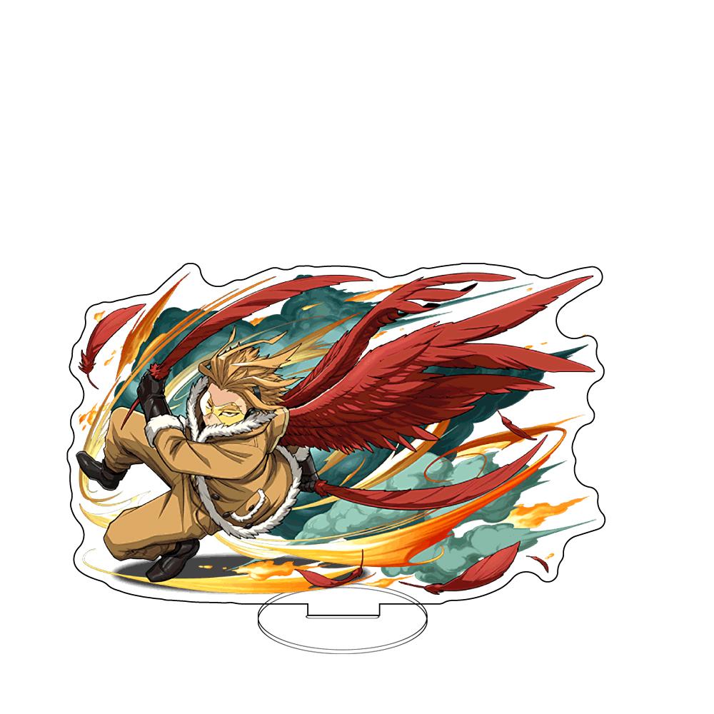 Anime My Hero Academia Sitzende Pose Acryl-Aufsteller Charakter-Bank-Serie Display-Figur, Schreibtisch-Sammlerstück Geschenk für Fans