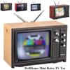 BJD Puppe Fernseher Ornamente Wohnzimmer Dekoration Tragbarer Fernseher Spielzeug Miniatur Simulationsmöbel