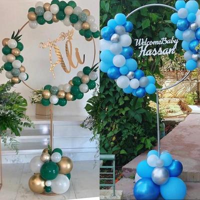 163x73cm apļveida balonu loka statīvs apaļš balonu turētājs kolonna bērnu dzimšanas dienas ballīte balons kāzu dekors bērnu dušas balons