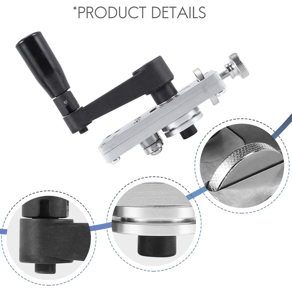 Dovhmoh Guitar Stringing Tool Alloy Fret Bender Stringing Tool for Guitar Bass Fret Wire Bending 13.8x5cm