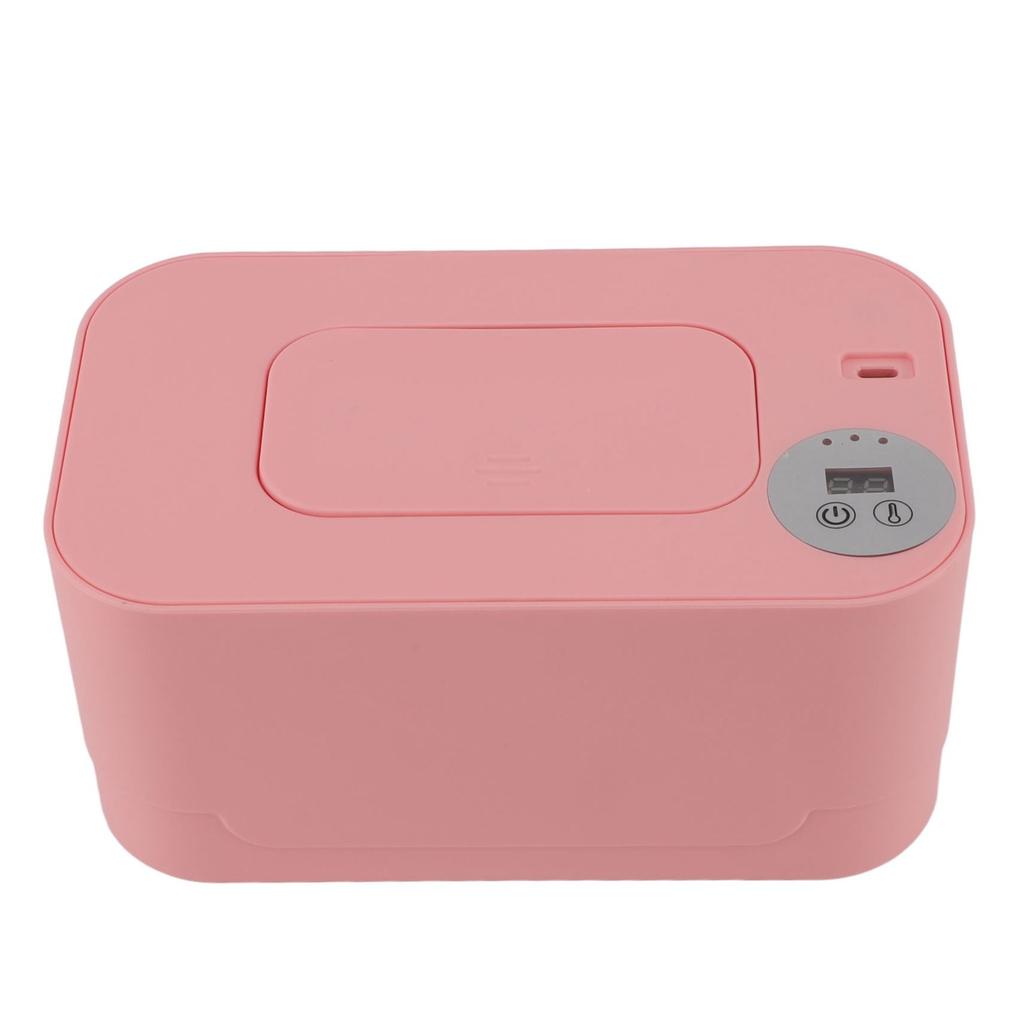 Wipes Warmer with Night Light Temperature   Refillable Multifunctional Portable USB Baby Wipes Holder Dispenser