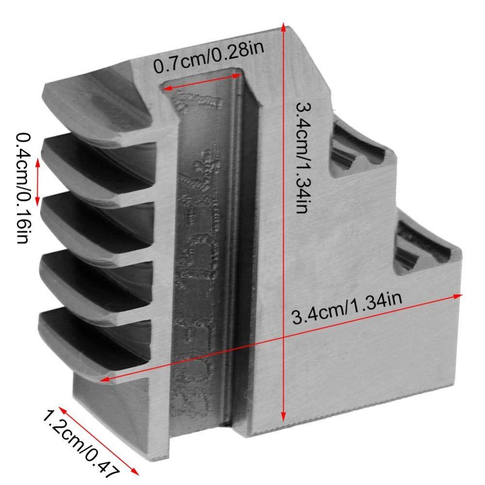3pcs Mini Chuck Self Centering Lathe Chuck Metal Processing Outside Jaw Chuck Metalworking Tool