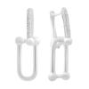 Silver Earrings with Cubic Zirkonia (2207375)