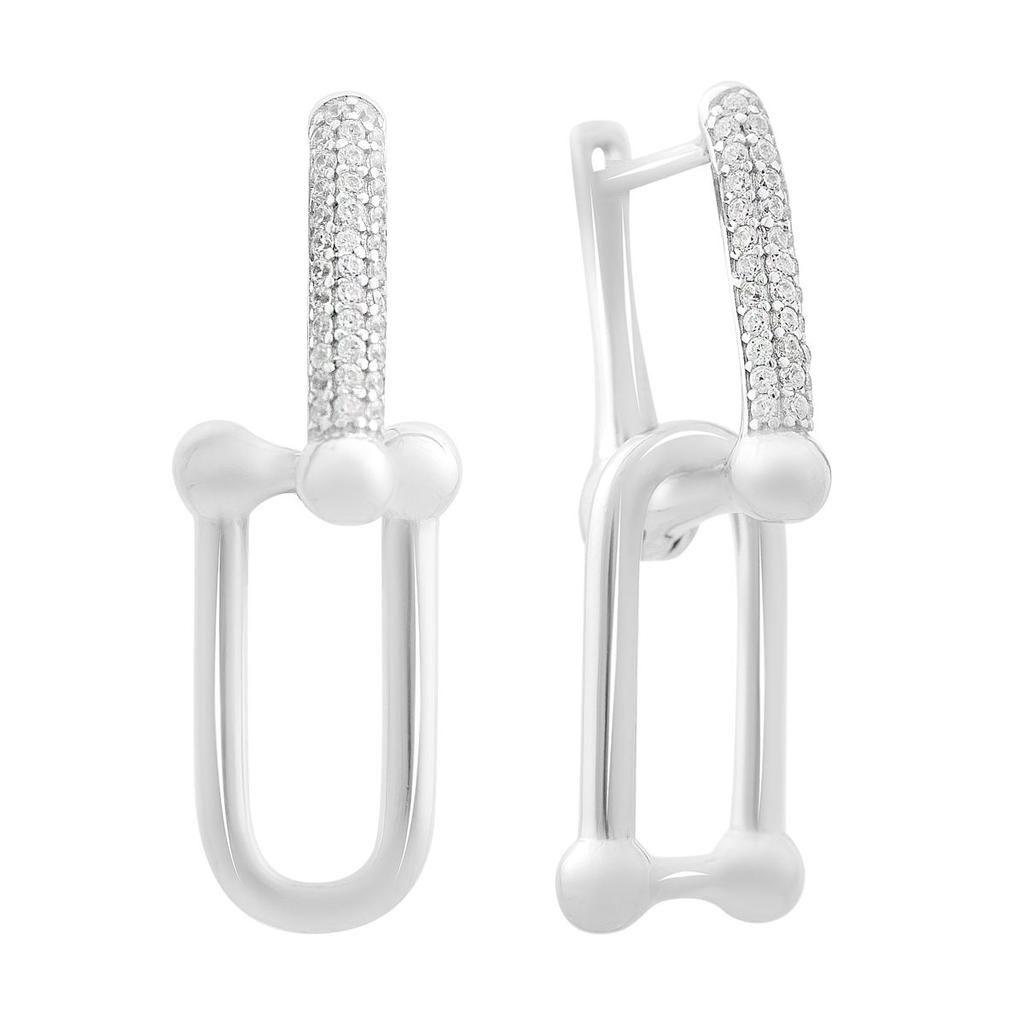 Pendientes de plata con zirkonia cúbica (2207375)