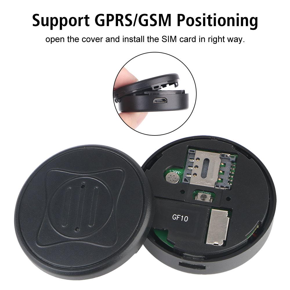 Mini Wireless Device GF10 GPS Tracking Locator Intelligent Precise Positioning Warning System Anti-theft Real-time Vehicle Locator GPS Tracker