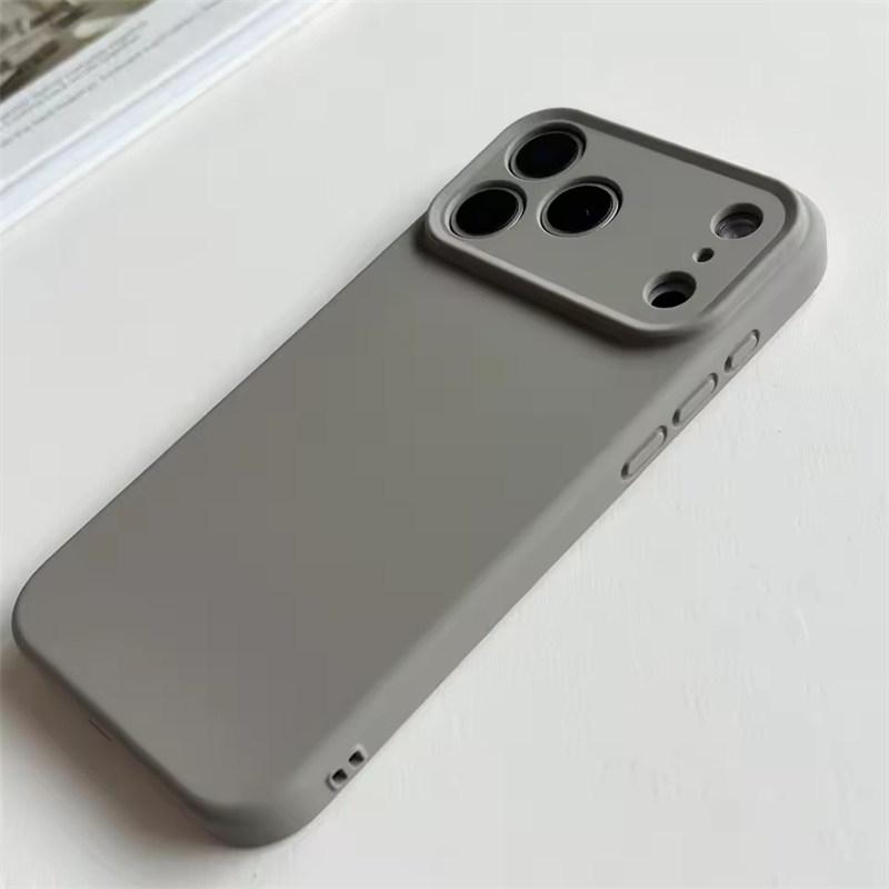 TPU Shockproof Cover For iPhone 17 16 Pro Max For iPhone 17Air 16E 15 14 13 12 Pro Max Plus Case Liquid Silicone TPU Protect Case