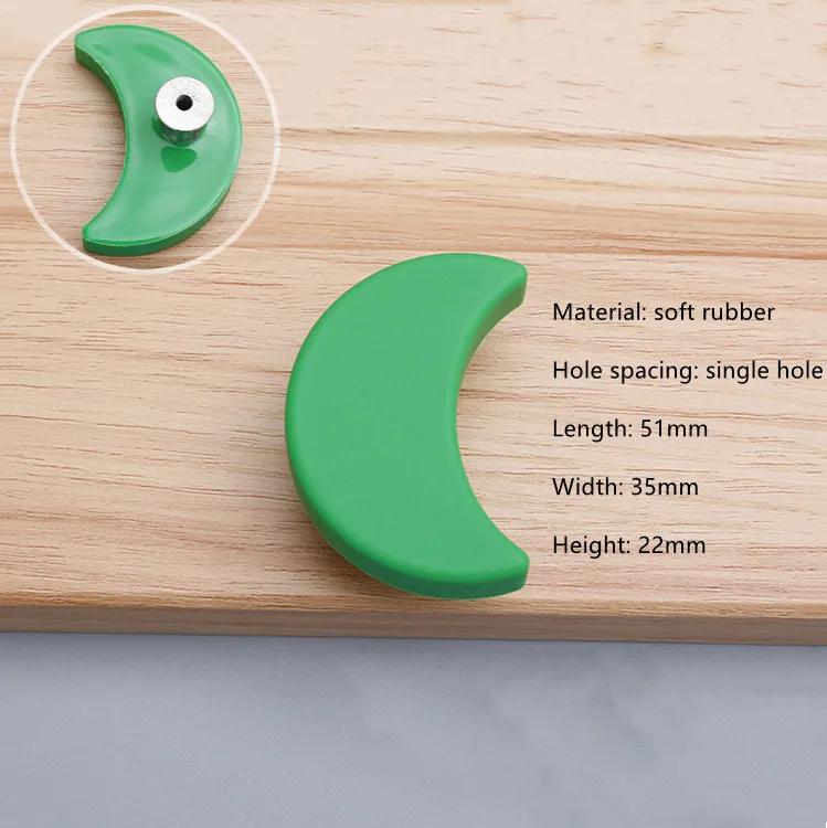 Modern Simple Aluminum Colorful Furniture Handles Children's Room Cabinet Door Handles Drawers Wardrobe Knobs Home Decoration