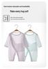 Tagless Double-Layer Cotton Newborn Bodysuit - Breathable, Thin Pajamas for Spring & Autumn