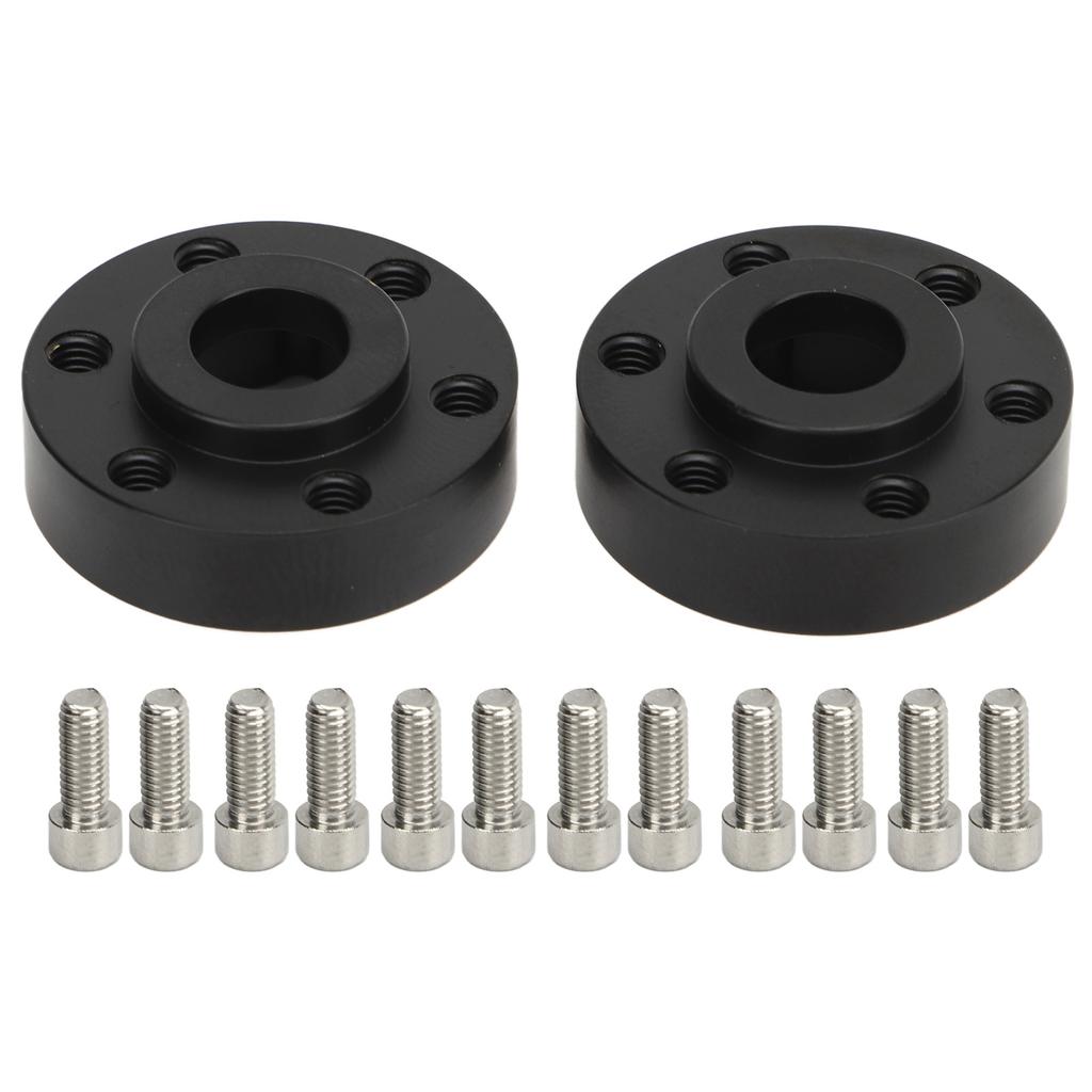 2PCS Hex Hub Wheels Brass RC Crawler 1.9 2.2 Wheels Widen Adapter for Axial SCX10 Capra for VS4 10 1 10 RC Crawler 6mm