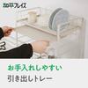 Wahei Freiz Over Sink Drainer Rack, Foot High Type, with Water Tray, Room Lab RG-0499