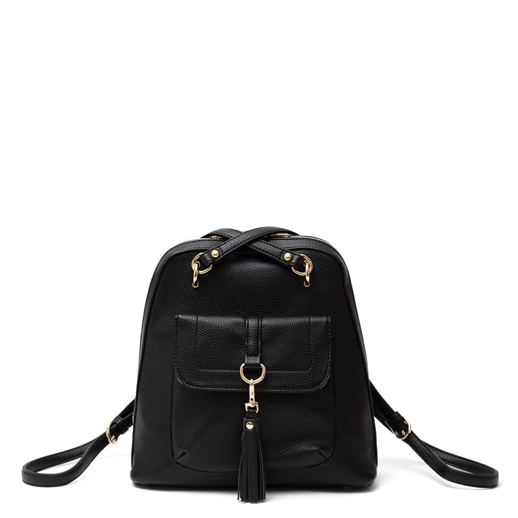 

Gratante Women s Cross-Shoulder 2-Way Mini Backpack (abb-g0026) (Black)