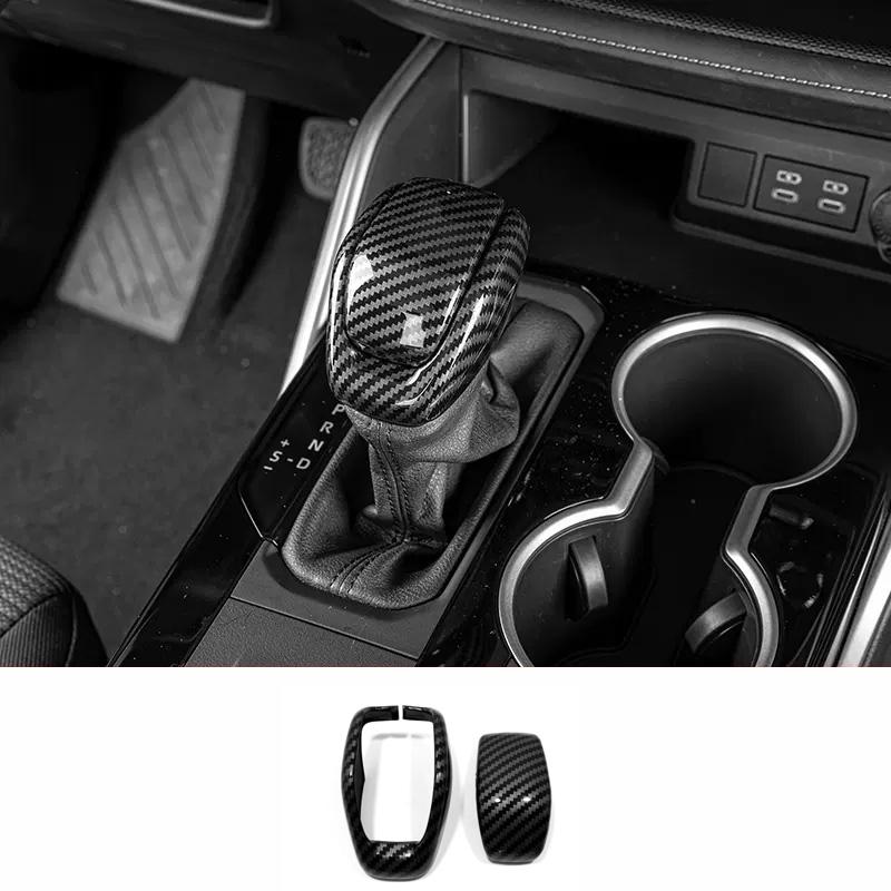 For Toyota Highlander    ABS carbonfiber look window lift swtich trument Console Gear Water Cup  Air Vent Trims