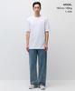 MUSINSA STANDARD Layered Crew Neck T-Shirt_Regular Length [White]