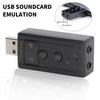 Sound Card Professional MIC Recording Function Audio Transfer Plug Play Analog 7.1 Channel USB External Sound Card for Home