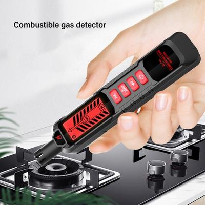 Portable Combustible Gas Leak Detectors Alarm Tester with High Sensitivity Sensors for Home Safety