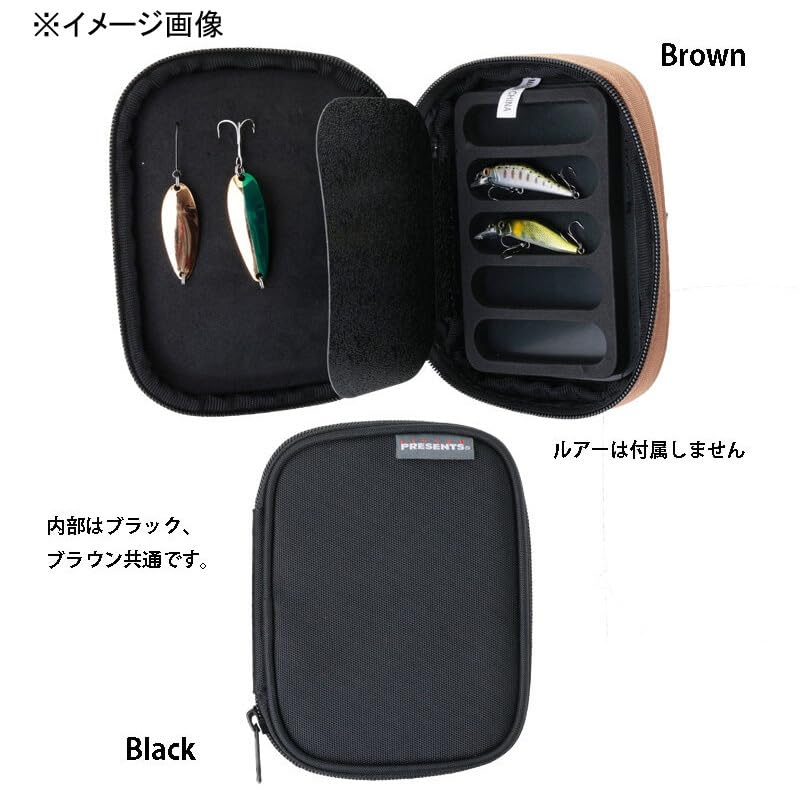 LITTLE PRESENTS EVA Minnow Wallet AC-169 Black