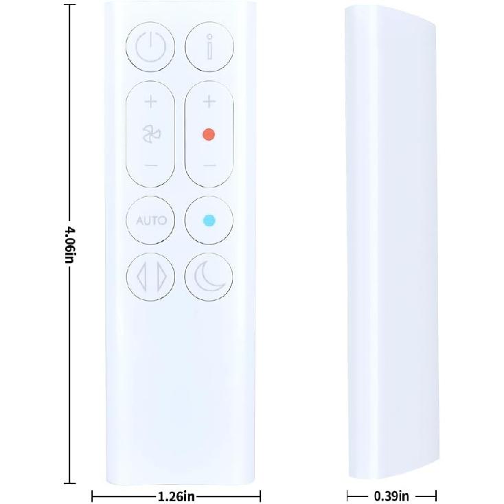 HP10 Remote Control for Dyson Hot + Cool Fan Heater Tower,ABS Material Dyson Remote Control Replacement