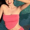 Internet Celebrity Skirt Split Swimsuit Slim Slim Solid Color Sexy Swimsuit Skirt Bikini