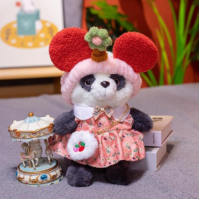 1pc 30cm Cute Lalafanfan Panda Plush Toys Lovely Bear With Dolls Stuffed Soft Animal Pillow Birthday Gift For Baby