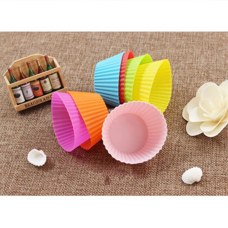 

1 комплект инструментов для выпечки, силиконовая чашка для кексов, набор форм для торта, круглая чашка для торта 7 см