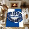 Fc Schalke (5) Customize Your Name Rug, Office Chair Cushion, Home Bedroom Living Room Gift.
