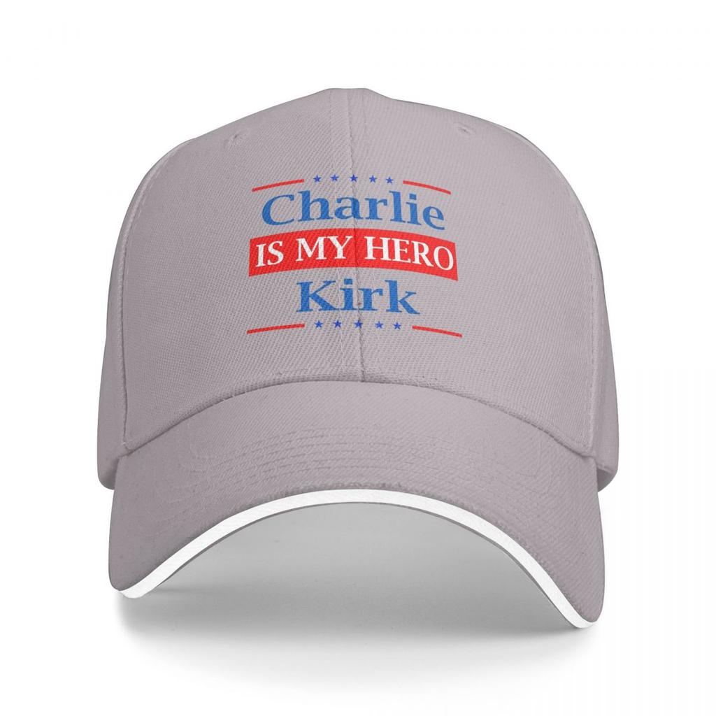 Charlie Kirk Is My Hero American Patriot Baseball Caps Snapback Baseball Hats Breathable Casual Casquette Outdoor Unisex