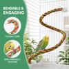 High Quality Cotton Rope Cotton Rope Perch Adjustable Length U Shape Stand  Bird Cage Accessory